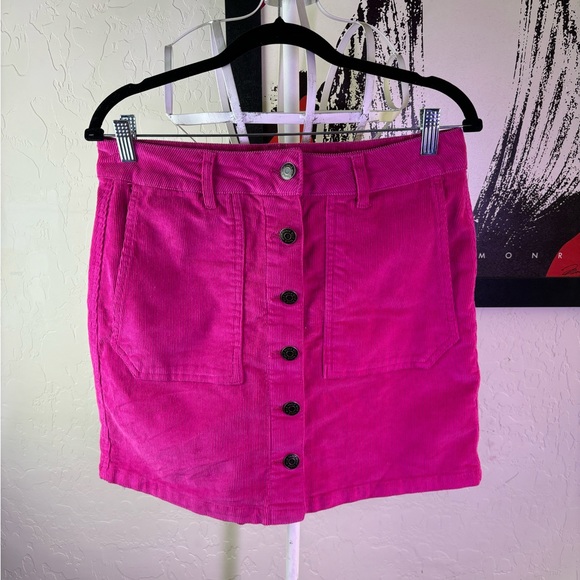 wild fable Dresses & Skirts - Wild Fable NWT Hot Pink Corduroy Skirt size 12
